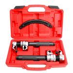 KUNTEC Coil Spring Compressor Tool Set Heavy Duty Macpherson Strut Spring Compressor with Safety Bracket, 2200lb Capacity