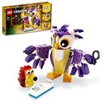 LEGO Creator 3in1 Fantasy Forest Creatures 31125 Building Kit (175 Pcs),Multicolor