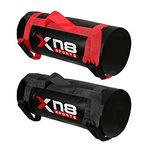 Xn8 Sandbags Weighted Power Bag, Filled Sandbag with Multi-Grip handles and Zipper, Best Gym Equipment for Strength Training Powerlifting Home Gym Running Multi Gym, 10-20 Kg Sandbag Weights