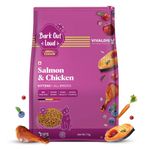 BARK OUT LOUD - Premium Kitten Dry Food | Fresh Salmon & Chicken | Hairball Control | Taurine |Omega Fatty Acids | Probiotivs-No Preservaties - Made in Belgium Kibbles for Kitten (1kg)