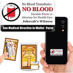 Vongsado -5pcs- No Blood Transfusion Premium 3D Stickers - Accessories of Cell Phone, Ministry Supplies - for JW Gifts, Jehovah Witnesses, JW.org, Men and Women (Original 5)