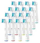 Oral B Compatible Electric Toothbrush Heads - Milos for Braun Oral B Tooth Brush Heads Replacement 16 Pack