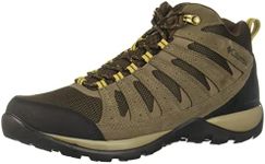 Columbia Men's Redmond V2 Mid Waterproof, Cordovan/Baker, 8 Wide