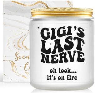 AREOK Gigi Gifts for Grandma, Christmas Gifts for Gigi from Grandkids - Gigi Candle, Best Gigi Gifts for Women from Grandchildren, Gigi Birthday Gifts for Grandma Gifts Ideas, Gigi Presents