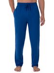 Fruit of the Loom Men's Extended Sizes Jersey Knit Sleep Pajama Lounge Pant (1 & 2 Packs), Mazarine Blue, 4X