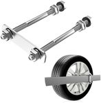 lcusepu Spare Tire Carrier, 120LBS Weight Capacity Boat Trailer Spare Tire Mount, Universal Upgrade Designed Trailer Spare Tire Holder, Fits 4 & 5 & 6 Lugs Wheels on The Various Bolt Patterns