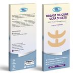 Miztag Home & Health Breast Augmentation Post Surgery Supplies- Silicone Scar Sheets for Breast Surgical Scars-Breast Reduction Recovery Supplies After Surgery Needs- Comfortable Under Post Op Bra