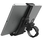 MoKo Bike Tablet Mount Holder, Universal Bicycle Car Handlebar Mount for 4-11" Phones Tablets on Indoor Cycling Stationary Exercise, Spinning Bike, Fits with iPhone 13, iPad 10th/Pro 11 2022 - Black