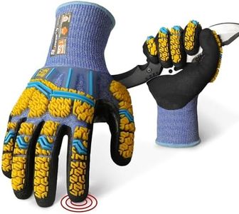 Schwer PRO-SKIN Impact Gloves with ANSI A4 Cut Reistant Protection, Flexible and Comfortable Work Gloves with Grip，Touchscreen, Used for Oil and Gas E&P，Mechanic, Construction, Non-PFAS, XL, PM3900-T