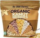 Be Still Farms Organic Kamut Wheat Berries Khorasan (4.8lb) - Ancient Whole Grain Bulk - Ideal for Flour, Pasta, Salads, Soups - High in Fiber & Protein | USA Grown | USDA Certified | Vegan | Non-GMO