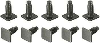 uxcell Square Head Bolt, 10pcs M6x15mm Fully Thread Carbon Steel Grade 8.8 Square Machine Screws