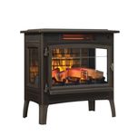 Duraflame Electric Infrared Quartz Fireplace Stove with 3D Flame Effect, Bronze