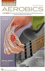 Hal Leonard Bass Aerobics Songbook: A 52-Week, One-Exercise-Per-Week Workout Program for Developing, Improving, and Maintaining Bass Guitar Technique