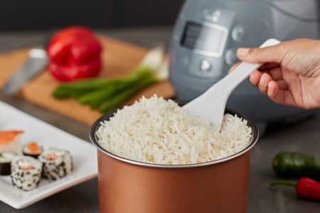 Yum Asia Panda Mini Rice Cooker – Cobalt Grey