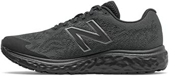 New Balance Men's Fresh Foam 680V7 Running Sport Sneakers Shoes Black/Thunder 10.5