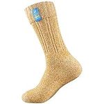 The Nordic Sock Company Warm Swedish Wool Blend Socks (Warm Ochre, UK 9-11 | EU 43-45)