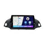 9inch IPS Android 12 Car Stereo For Ford Kuga/Escape 2013-2016 - Wireless CarPlay/Android Auto - 2 Din - DAB Steering Wheel 4G BT RDS WiFi Camera - 2G+32G