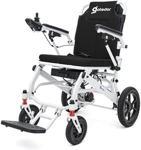 Aotedor Electric Wheelchairs for Adults,22 Miles Long Travel Range with 2 Lithium Batteries All Terrain Power Wheelchair,Ultra Lightweight 39Lbs Folding Compact Motorized Wheelchair,Airline Approved