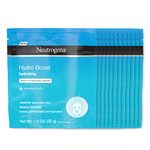 Neutrogena Hydro Boost Moisturizing and Hydrating Hydrogel Face Mask Sheet, 1 Ounce (Pack of 12)