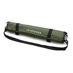 OUTSTANDER Chefs Knife Roll Bag with 11 Slots, Heavy Duty 16OZ Waxed Canvas Knives Case for Camping, Waterproof Storage Tool Wrap for Equipment of Chef, Comes with Shoulder Strap (Green)