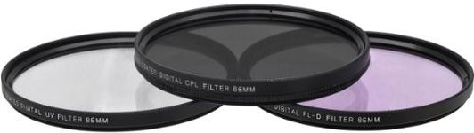 Xit XT86FLK 3-Piece Camera Lens Filter Sets