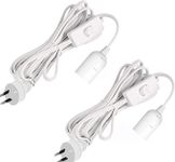 2 Pack Plug in Pendant Light Cord K