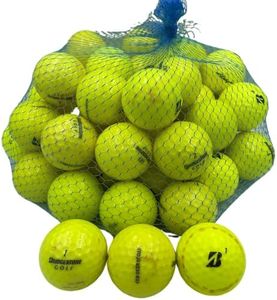 Golf Ball Planet 50 Pack Used Golf Balls Mix (3A/Good, Yellow)