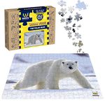 Webby The. Polar Bear Wooden Jigsaw Puzzle for Kid, 252 Pieces