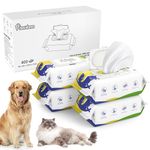 Pawaboo 400 Dog Wipes for Paws and Butt Ears Eyes | Organic Pet Wipes for Dogs | Unscented Hypoallergenic Dog Wipes Cleaning Deodorizing | Extra Thick Paw Wipes for Dogs Cats Pets