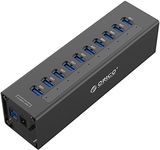 Orico 10 Port Commercial Heavy Duty Super Speed USB3.0 Premium Aluminium Hub