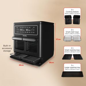 Breville Halo Flexi 11L Air Fryer – Black