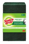 Scotch-Brite Heavy Duty Scour, Green, 8 Pads