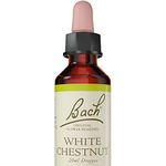 Bach Original Flower Remedies (White Chestnut) Live The Day, Stay Tranquil, Emotional Wellness, Natural Flower Essence, 20ml