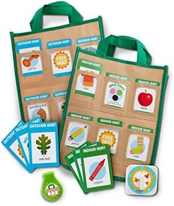 Melissa & Doug Let’s Explore Indoor/Outdoor Scavenger Hunt Play Set – 80 Double-Sided Cards | Indoor/Outdoor Activities For Kids, Seek And Find Games, Nature Scavenger Hunt Game For Kids Ages 4+