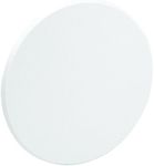 Prime-Line Products MP9265 Wall Protector, 7 in., Textured Surface, Rigid Vinyl, White, Self-Adhesive Backing, Pack of 5