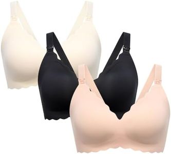 Momcozy Nursing Bras for Breastfeeding, Jelly Strip Support Maternity Bra
