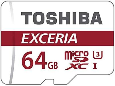 Toshiba EXCERIA M302-EA - Tarjeta de memoria MicroSDXC de 64GB (UHS-I, Clase 10)