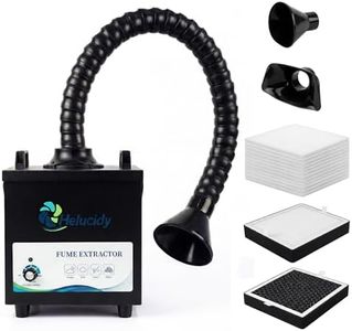 Fume Extractor, 3-Stage Filtration, 14-Pcs Filters , HEPA Filter, 250m³/h