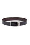 Van Heusen Leather_Mens__Belt_(Vhblgrgff200012_Black With Brown_M)
