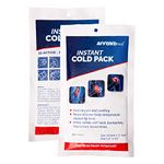 Instant Cold Packs- Travel Ice - Cooling pack - (24 units) -Does NOT Need pre freezing process- Excellent cold pack for Traveling , Sporting, Hiking & ect.-Helps to reduce pain and swelling - 7.5 Inch X 4.5 Inch