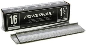 Powernail L15016 16 Gauge 1-1/2 Inch Length Hardwood Flooring L-Cleat Nails (1000ct Box)