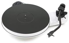 Pro-Ject RPM 3 Carbon, Manual turntable with 10” S-shaped carbon tonearm and pre-fitted Ortofon 2M Silver cartridge (White)