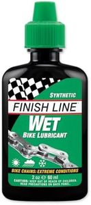 Finish Line Wet Bicycle Chain Lube 2oz Drip Squeeze Bottle