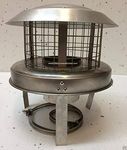 Hancock & Brown 5" Stainless Steel Chimney Pot Hanging Cowl