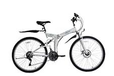 ECOSMO 26" Folding Mountain Bicycle Bike 21SP SHIMANO, £45 Off - 26SF02W