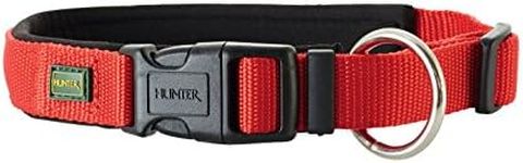 HUNTER Collar Neopren Vario Plus, Small, 40 x 45 cm, Nylon Red/Neopren Black