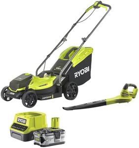 Ryobi MOWER OLM1833B + BLOWER OBL1820S + Battery Kit 4.0 AH