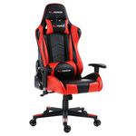 GTFORCE PRO FX RECLINING SPORTS RACING GAMING OFFICE DESK PC CAR FAUX LEATHER CHAIR (Red)