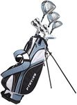 Precise NX460 Womens Golf Clubs Full Set, Includes Driver, Fairway, Hybrid, 4 Irons, Putter, Bag, 3 H/C's, Ultra-Light Graphite Shafts, Golf Clubs Women Right Handed, Regular and Petite Sizes