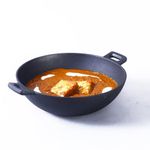 Wonderchef Forza 24 cm Cast-Iron Kadhai, Pre-Seasoned Cookware, Induction Friendly, 1.9L, 3.8mm